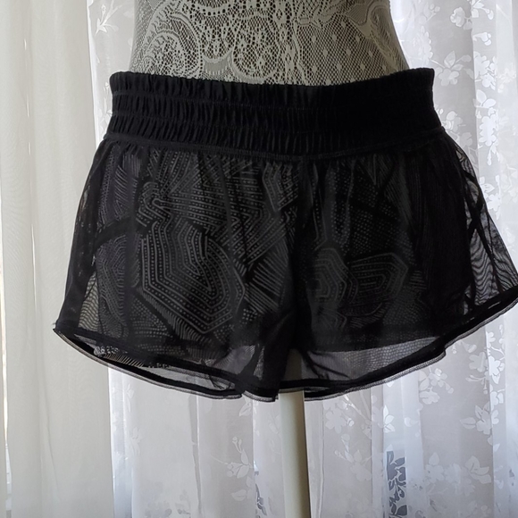 lululemon athletica Pants - Lululemon shorts with mesh around size 8